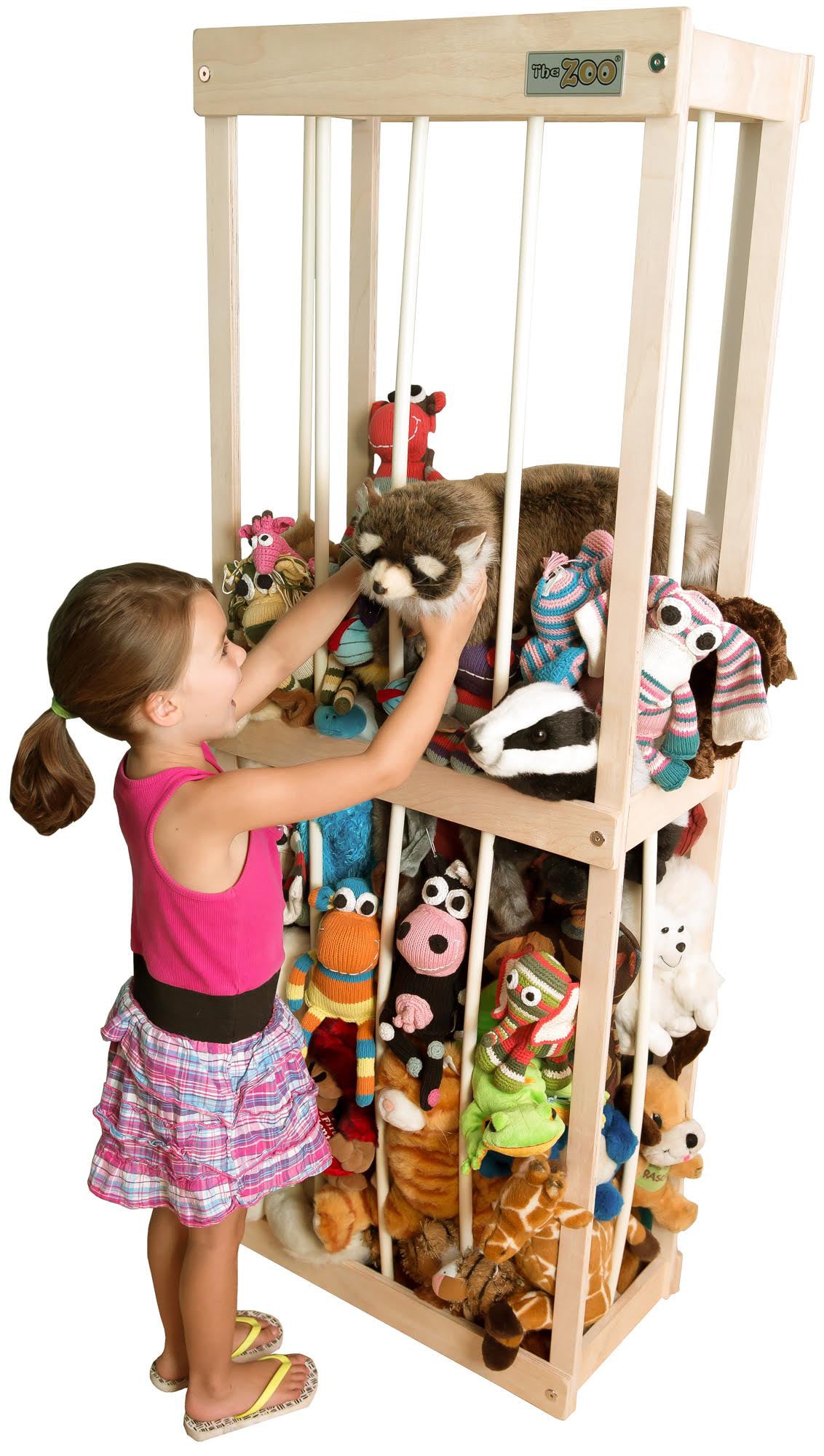 The ZOO ® Clears the Stuffed Animal Clutter In Kids Rooms.