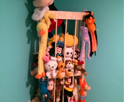 The ZOO ® Clears the Stuffed Animal Clutter In Kids Rooms.